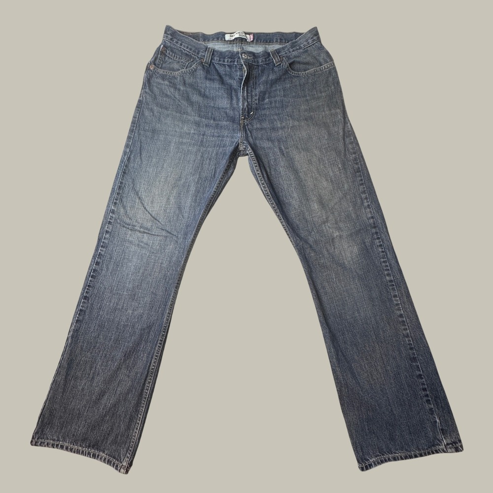 Vintage Levi's 557 Jeans Mens 36x34  Relaxed Boot Cut Blue Medium Wash Denim